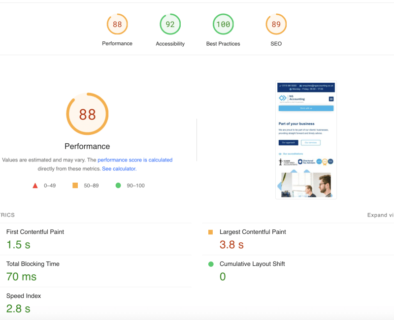 Ng Accounting Page Speed Insights 2